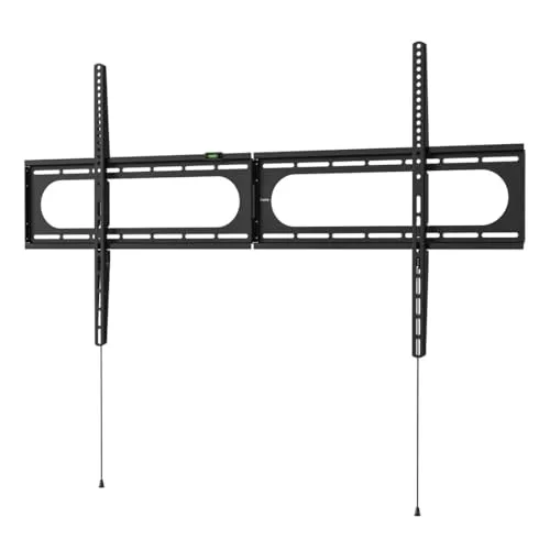 Hama TV Wandhalterung 120 Zoll - TV-Halterung für Fernseher bis 120 Zoll, flach mit nur 2,8 cm Wandabstand und bis zu 100 kg belastbar – ideal für moderne Wohnräume.