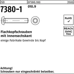 ISO 7380-1 Flachkopfschraube VG M8x40 Stahl 10.9 - Hochwertige Innensechskant-Schrauben aus robustem Stahl für zuverlässige Verbindungen. Ideal für mechanische Anwendungen und langlebig im Einsatz. Lieferung in praktischer 100er-Packung.