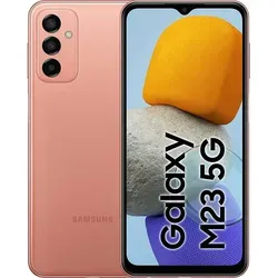 Samsung Galaxy M23 5G SM-M236B/DS 16,8 cm (6.6") Dual-SIM USB Typ-C 4 GB 128 GB 5000 mAh Rosa-Goldfarben - Orange