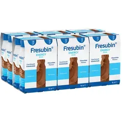 FRESUBIN Energy Drink Schokolade - 24 x 200 ml, eiweißreiche Trinknahrung mit 300 kcal pro Flasche, laktosefrei und glutenfrei