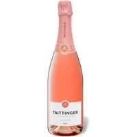 Champagne Taittinger Brut Prestige Rosé 0,75l - Eleganter Rosé-Champagner mit Aromen von Erdbeeren und Himbeeren, ideal als Aperitif oder zu fruchtigen Desserts. Reift mindestens 3 Jahre auf der Hefe für besondere Finesse.