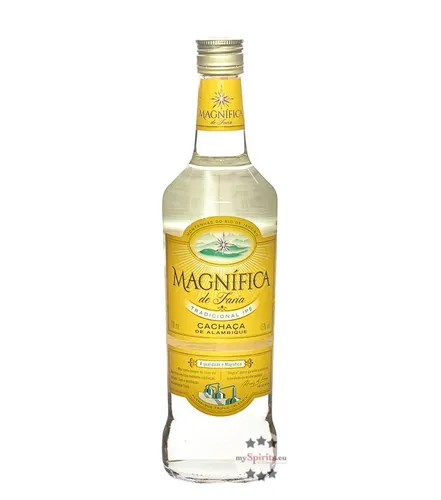 Magnífica de Faria Tradicional IPÊ Cachaça - Erleben Sie mit der Magnifica Tradicional Cachaça authentischen brasilianischen Genuss, geprägt von tropischen Fruchtaromen. Ideal für Cocktails oder pur!