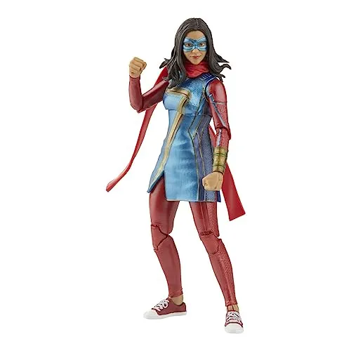 Universo Marvel Hasbro Marvel Legends Series MCU Disney Plus Ms. Marvel, 15 cm große Action-Figur, 2 Accessoires, 1 Build-A-Figure Element, Multi, F3857