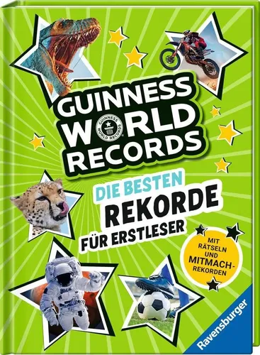 Guinness World Records für Erstleser - Entdecken Sie spannende Rekorde im unterhaltsamen Buch für Erstleser. Fördert die Lesefähigkeit und macht das Lernen zum Abenteuer!