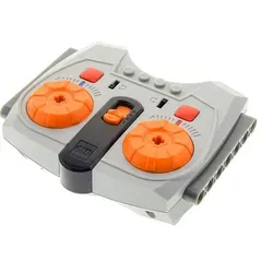 LEGO Power Functions: IR Fernsteuerung - Grau/Orange - Steuere Deine LEGO Technic Modelle mit der IR Fernsteuerung für ein interaktives Bau-Erlebnis. Ideal für Züge und Roboter, sorgt sie für spannende Bewegungen und kreatives Spiel.