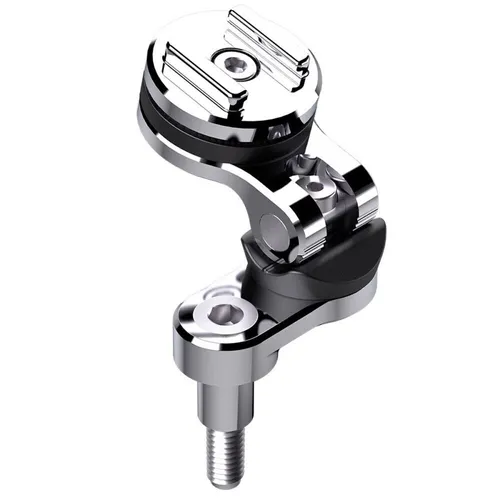 SP Connect SPC+ Clutch Pro - Motorrad Halterung Silber - Handy-Gadgets für Motorräder: Der Clutch Mount Pro Chrome bietet eine sichere und schnelle Montage für schwer zugängliche Lenker. Ideal für Navigation und Musik, mit robustem Design und patentiertem Twist-to-Lock-Mechanismus.
