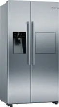 KAG93AIEP Side-by-Side Kühlschrank - Edelstahl mit Antifingerprint, 91cm NoFrost und LED Eis- und Wasserspender