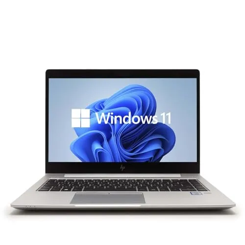 HP EliteBook 840 G6 14 Zoll Full HD Intel Core i5 8265U 256GB SSD Festplatte 16GB Speicher Windows 11 Pro Webcam Notebook Laptop (Generalüberholt)