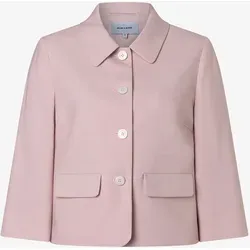 Kurzer Blazer von MORE & MORE - Eleganter kurzer Blazer mit 3/4-Ärmeln, ideal für vielseitige Office- und Freizeitlooks. Perfekt kombinierbar mit Marlenehose oder Jeans für einen stilvollen Auftritt.