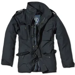 Brandit M65 Field Jacke schwarz, XXXXL - Funktionsjacke mit zahlreichen Taschen und austrennbarem Innenfutter, ideal für alle Jahreszeiten. Robustes, wasserabweisendes Mischgewebe sorgt für Komfort und Langlebigkeit.