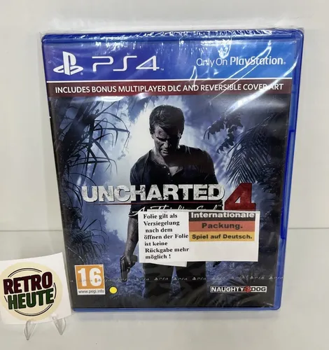 Uncharted 4: A Thief’s End [PlayStation 4] - Action-Adventure-Spiel für PS4 mit packender Story und atemberaubender Grafik, ideal für Fans von spannenden Erlebnissen.
