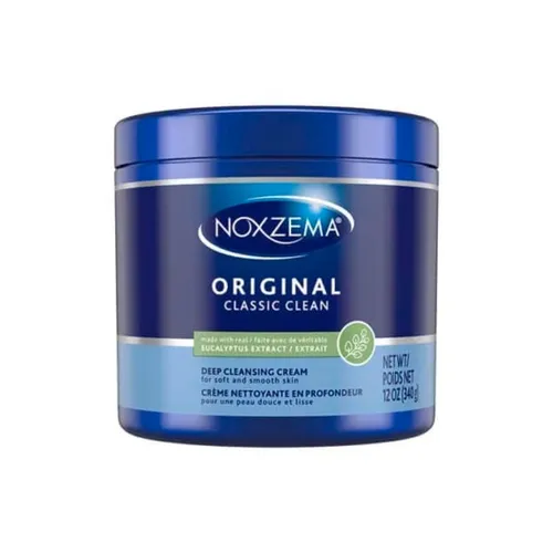 Noxzema Original Deep Cleansing Cream 340 g - Reinigungsmilch & Cremes für das Gesicht – Entfernt sanft Schmutz und Make-up, während sie die Haut erfrischt und mit Eukalyptusöl pflegt.