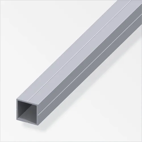 alfer Quadratrohr Aluminium roh blank – 25x25 mm - Hochwertiges Quadratrohr aus Aluminium, ideal für Bauprojekte. Leicht, robust und vielseitig einsetzbar für kreative Konstruktionen.