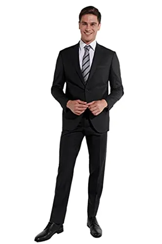 Steffen Klein Anzug Regular Fit elastisch - Eleganter Regular Fit Anzug von Steffen Klein. Der elastische Stoff bietet optimalen Tragekomfort. Ideal für Business-Meetings und formelle Anlässe. Stilvoll und bequem zugleich.