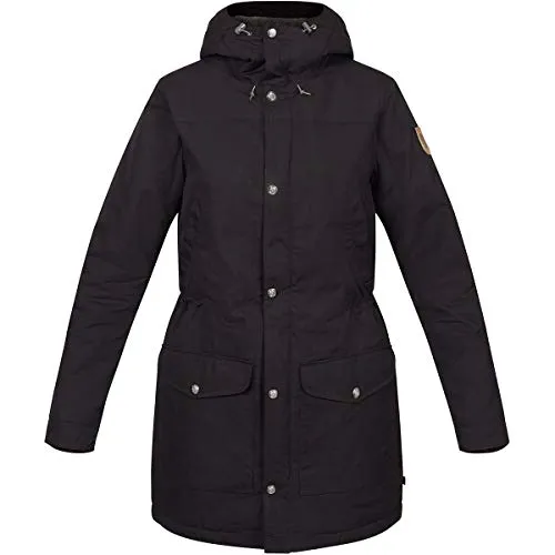 Fjällräven Greenland Winter Parka Women Black (S) - Jacken – Langer, warmer Parka mit weichem Teddyfutter und strapazierfähigem G-1000 Eco-Material, ideal für Kälte und Outdoor-Aktivitäten.