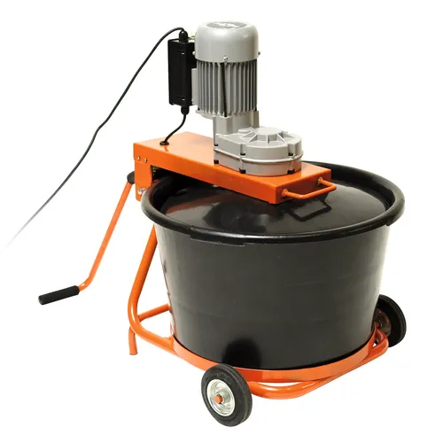 DEMA Zwangsmischer/Mörtelmixer 55 Liter - Rührwerke: Leistungsstarker 55 Liter Zwangsmischer für effizientes Mischen von Beton, Mörtel und Farben. Ideal für Bauprojekte mit 230 V Anschluss und robustem Design.