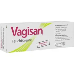 Vagisan Feuchtcreme mit Applikator 50 G - Arzneimittel zur Linderung von Scheidentrockenheit, unterstützt den natürlichen pH-Wert und ist frei von Hormonen. Ideal für Frauen in den Wechseljahren.