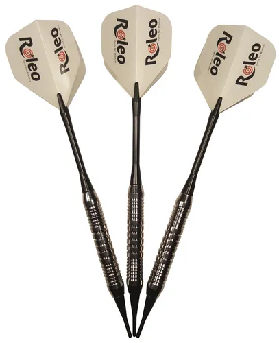 Roleo Softdarts Pfeile RS-1 - 3er Set mit Dartbox - 16g - Hochwertige 3er Set Softdartpfeile von Roleo in praktischer Dartbox. Robuste Aluminium-Shafts und Roleo Flys sorgen für präzises Spielvergnügen. Ideal für den sicheren Transport und die nächste Dart-Session.