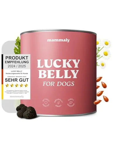 9-in-1 Probiotika-Komplex für Deinen Hund - Lucky Belly 110 Snacks (325g) - Verdauungshilfen für Hunde mit Probiotika & Präbiotika für eine gesunde Darmflora. Unterstützt die Verdauung und stärkt das Immunsystem – ganz ohne Zuckerzusatz!