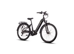Quantum Sport E-Bike mit Bafang Mittelmotor Schwarz matt - Das Quantum Sport E-Trekking-Fahrrad bietet vielseitigen Einsatz, modernes Design und erstklassige Ausstattung. Ideal für entspannte Touren und Abenteuer.