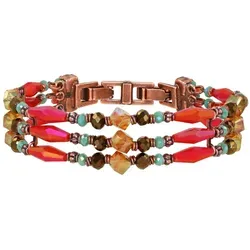 KONPLOTT Armband KONPLOTT Armband Indian Summer orange antik Kupfer Bracelet orange