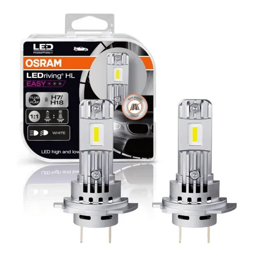 Osram H7 H18 Leuchten Set für Fiat 500 - Lampen & LED-Leuchten, zugelassen für den Straßenverkehr und universell kompatibel mit 12 V Spannung.