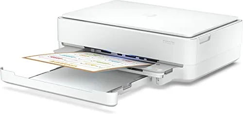 HP DeskJet Plus Ink Advantage 6075 All-in-One Printer - All-in-One-Drucker mit Thermal Inkjet-Technologie, ideal für vielseitige Druckanforderungen zu Hause oder im Büro.