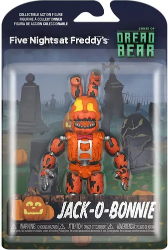 Five Nights At Freddy's Jack-O-Bonnie Actionfigur 12.7cm - Detailreiche Actionfigur von Jack-O-Bonnie aus Five Nights At Freddy's, perfekt für Sammler und Fans. Ideal für Kinder ab 8 Jahren und Erwachsene.