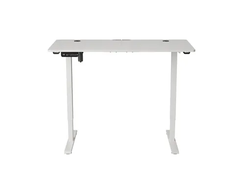Juskys Schreibtisch Office Stand, elektrisch verstellbar - Kinderschreibtische mit Headset-Halterung und Kabelführung, ideal für ergonomisches Arbeiten und maximalen Komfort.