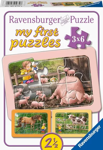 Ravensburger Puzzle Lotta auf dem Bauernhof 05679-Retour