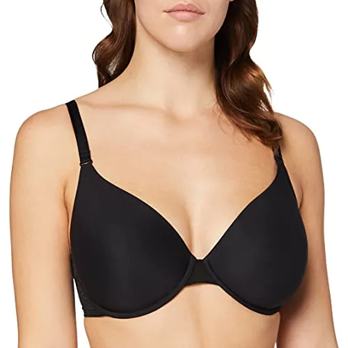 Sloggi Damen Zero Lace WHP Halbschalen BH , Schwarz (Black (04) , 75E