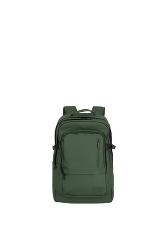 Travelite BASICS Rucksack - Wasserabweisend & Gepolstertes Laptop Fach - Laptop-Rucksäcke: Perfekt für Reisen und Freizeit, mit 15,6 Zoll gepolstertem Laptop Fach, wasserabweisendem Material und praktischer Aufsteckfunktion für Trolleys.