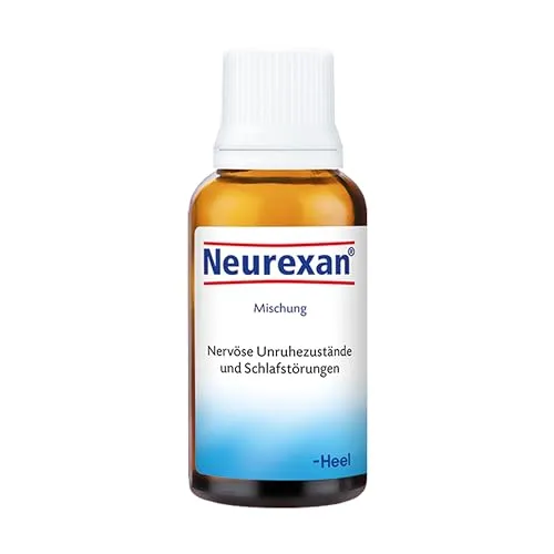 Neurexan Tropfen 100ml – Die natürliche Alternative zu Schlaftabletten | Einschlafhilfe bei nervöser Unruhe und Schlafstörungen | Beruhigt und entspannt am Tag - fördert den Schlaf in der Nacht