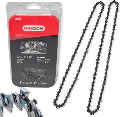 Stück Sägekette 95VPX064E Twinpack OREGON SpeedCut 0.325 15 Zoll 38 cm 1,3 mm 64 TG 2