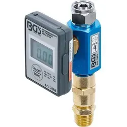 BGS-technic Druckminderer 3263 für Druckluft - Druckluftzubehör mit digitalem Druckregulierer, stufenlos einstellbar von 0,275 - 11 bar, schützt Ihre Geräte effektiv vor Überdruck.