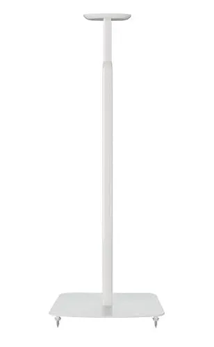 conecto höhenverstellbarer Lautsprecherständer für SONOS ONE® und SONOS ONE SL® - Lautsprecherständer mit 25cm Wandabstand, ideal für SONOS ONE und SONOS ONE SL. Belastbar bis 3kg, aus hochwertigem Stahl und Aluminium, passend in Schwarz oder Weiß.