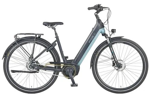 PROPHETE GENIESSER 4.0 Damen E-Bike 28" - Komfort & Stil - Damen City E-Bike mit AEG Mittelmotor, 600 Wh Akku für bis zu 170 km Reichweite. Hydraulische Scheibenbremsen und LED-Beleuchtung sorgen für Sicherheit und Komfort im Alltag.