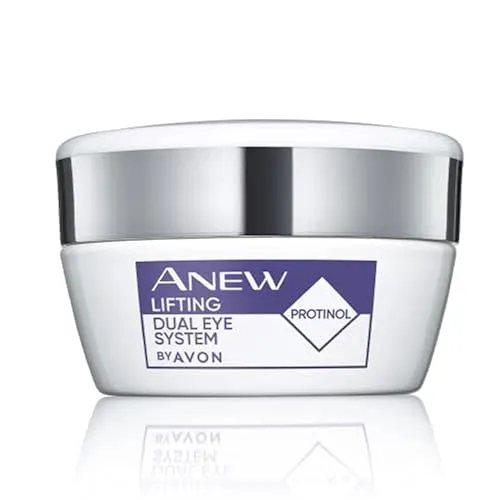 Avon Anew Lifting Dual Eye System - Protinol™-Technologie, Koffein, Straffung, Hydratisierung, Sichtbarer Augenlift in 2 Tagen