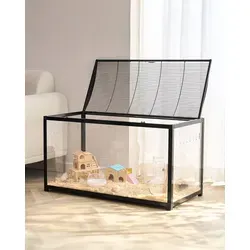 VEVOR Hamsterkäfig 96x47x55cm - Kleintierkäfig mit Lift-Up-Öffnung und wasserdichter Bodenplatte, ideal für einfache Reinigung und komfortables Wohnen Ihrer Nager.