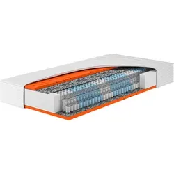 Hn8 Taschenfederkern-Matratze Dynamic XXL, H5, 80 x 200 cm - Robuste Matratze für bis zu 200 kg – ideal für schwerere Personen. 7-Zonen-Taschenfederkern sorgt für hohen Liegekomfort und optimale Unterstützung. Atmungsaktiver Bezug, waschbar bis 60 °C, für eine angenehme Schlafumgebung.