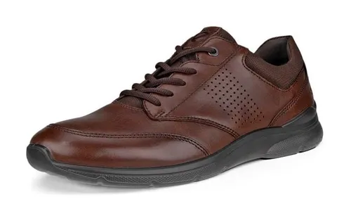 ECCO Herren Irving Schuhe - Cocoa Brown Coffee, 40 EU - Herren-Sneaker aus hochwertigem Vollnarbenleder, mit innovativer ECCO FLUIDFORM Technologie für optimalen Komfort und Flexibilität, ideal für den Alltag.