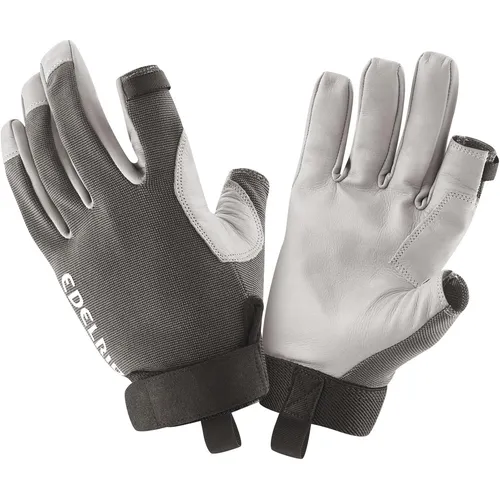 Edelrid Work Glove Closed Kletterhandschuhe Grau M - Kletterhandschuhe für optimale Griffigkeit und Schutz, ideal für Kletterer und Outdoor-Enthusiasten.