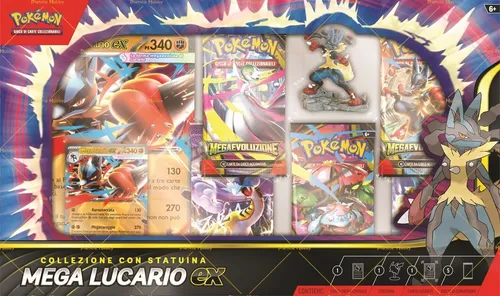 Pokemon - Kollektion Mit Mega Lucario Ex Figur