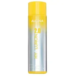 Alcina Hyaluron 2.0. Shampoo 250 ml - Hochwertiges Shampoo für trockenes, sprödes Haar mit Hyaluron, das Feuchtigkeit spendet und Geschmeidigkeit sowie Glanz verleiht. Enthält Hitzeschutz bis 230°C für optimalen Schutz.