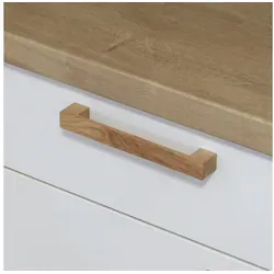 ekengriep Möbelgriff 251, Holzgriff aus Eiche für Küche, IKEA Schrank, Schubladen usw. beige Bohrlochabstand: 320mm