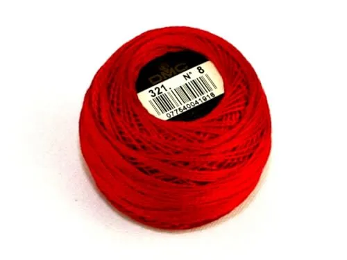 DMC - Coton Perlé, Stickgarn - ideal für alle Handarbeiten, Stickerei und Häkelarbeiten