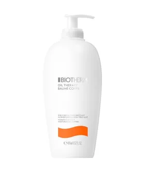 Biotherm Oil Therapy Baume Corps 400 ml - Pflege für trockene Haut, mit Moschusrosen-, Passionsblumen- und Aprikosenöl für intensive Feuchtigkeit und Regeneration.