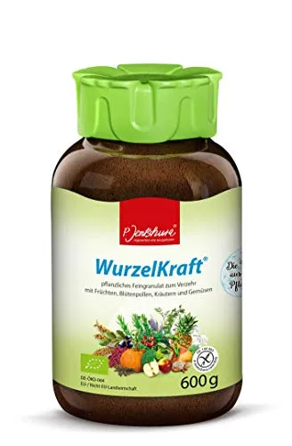 Jentschura Wurzelkraft Granulat 600 g - Gesunde Ernährung mit Wurzelkraft, ohne Zuckerzusatz, gluten- und laktosefrei, rein pflanzlich aus kontrolliert biologischem Anbau.