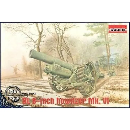 Modell Canon Bl 8-inch Haubitze Mk.vi RODEN 813 1/35ème Modell Panzer Promo