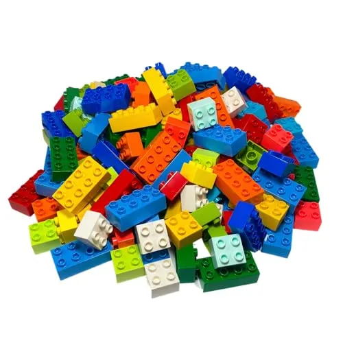 LEGO Duplo Mix 2x2/2x4 - 50 bunte Teile - LEGO Duplo Mix 2x2/2x4, 50 bunte Bausteine für kreatives Bauen. Ideal zur Förderung von Fantasie und Problemlösefähigkeit bei Kindern. Ein perfektes Geschenk für LEGO® Baumeister!